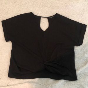 Black short sleeve shirt